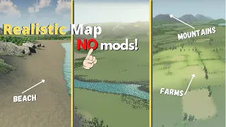 Creating realistic maps | NO MODS | Vanilla - Cities Skylines