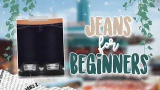 Roblox Jeans Design Tutorial (BEGINNERS) - Pixlr E | priscxlla