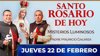 Santo Rosario de Hoy | Jueves 22 de Febrero - Misterios Luminosos #rosario