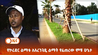 የኮሪደር ልማቱ ለአረንጓዴ ልማት የፈጠረው ምቹ ሁኔታ