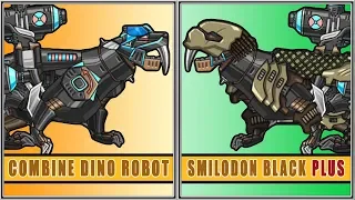 Dino Robot Smilodon Black Plus | Show Me Games