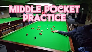 MIDDLE POCKET PRACTICE                       ( My achilles heel ) 😢 😭 😢