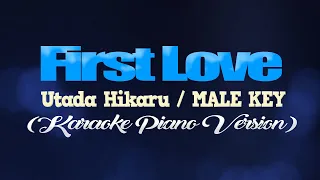 FIRST LOVE - Utada Hikaru/MALE KEY (KARAOKE PIANO VERSION)