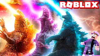 Playing the ULTIMATE GODZILLA games in ROBLOX