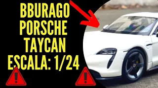 Bburago 1/24 Porsche Taycan Miniatura Top! (Melhor Opção 1:24)