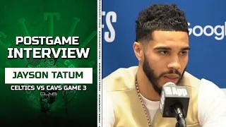 Jayson Tatum on if he feels DISRESPECTED by Media | Celtics vs Cavs Game 3