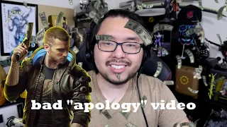 Yongyea bad "apology" video (cyberpunk 2077 review)