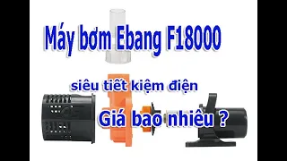 Đập hộp máy bơm Ebang bang F18000 sở hữu những ưu điểm vượt trội