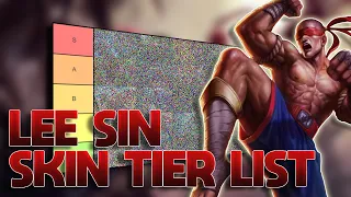 TIER LIST DAS SKINS DO LEE SIN (MUITO CHUTE)