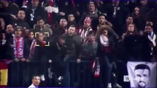 كريستيانو رونالدو يستفز جماهير أتلتيكو مدريد باحتفاليته الجديدة  ~  الدوري الاسباني  2016