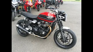 2019 Triumph Speed Twin. Only 1673 miles. Walkaround with engine sound. For Sale.