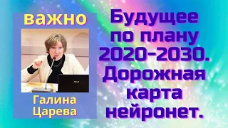 Важно. Будущее по плану 2020-2030. Дорожная карта нейронета. Галина Царева