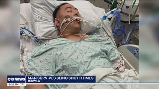 Washington man survives being shot 11 times in Tukwila shooting