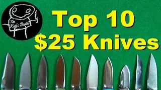 The Best Pocket Knives For $25 Or Less (My Top 10)