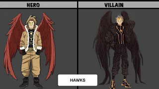 MY HERO ACADEMIA HEROES IN VILLAIN FORM | Season 6 | MHA | BNHA