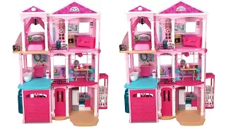 Barbie Dream House 2015 Unboxing Assembly دمية باربي البيت Casa de boneca Barbie
