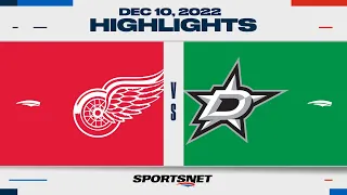 NHL Highlights | Red Wings vs. Stars - December 10, 2022