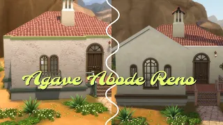 Agave Abode Starter Budget Reno - Sims 4 Speedbuild