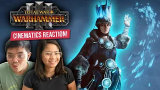 Total War: Warhammer 3 All Playable Factions Trailers - FIRST TIME REACTION!