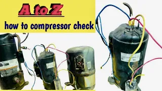how to check compressor !! compressor check kaise kare. hvac