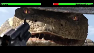 Rango (2011) Final Battle with healthbars (Edited By @KobeW2001 )