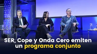 SER, Cope y Onda Cero emiten un programa conjunto: Barceló, Herrera y Alsina, juntos en antena