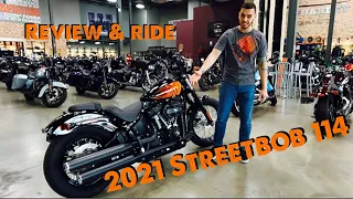 2021 Street Bob 114 Review and Test Ride (sort of)