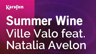 Summer Wine - Ville Valo & Natalia Avelon | Karaoke Version | KaraFun