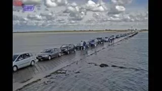 This crazy road in France disappears underwater twice a day