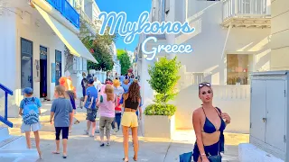 Mykonos, Greece 🇬🇷 | Where the Rich and Famous Love to Play | 4K 60fps HDR Walking Tour