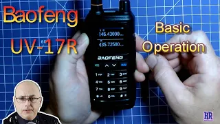 Boafeng UV-17R Basic Operation