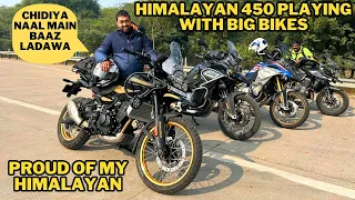 CAN HIMALAYAN 450 MAKE IT UP WITH BIG BIKES ON HIGHWAYS | ONE MORE HIMALAYAN 450 COMES HOME |