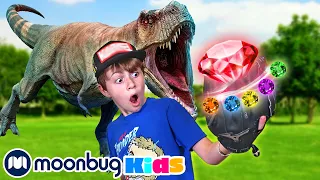 Jurassic Dinosaur Avengers Adventure! | Jurassic Tv | Dinosaurs and Toys | T Rex Family Fun