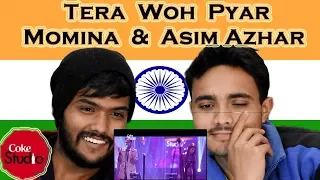 Indian react on Tera Woh Pyar| Coke Studio |momina musteshan |azim azhar| Swaggy D