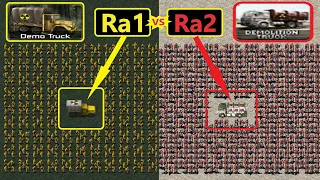 Demolition Truck Explosion Comparison - Red Alert 2 (Ra1 Remastered)