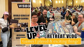Level Up Retreat Vlog! | Games I played & surprising thing that happened!