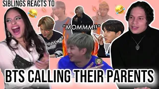 Siblings react to 'BTS calling their parents on camera and vice versa ft.Hobi’s sister'