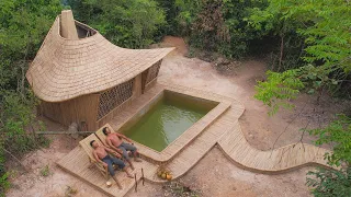 Top4 Building Private Bamboo Villa With Private Swimming Pools