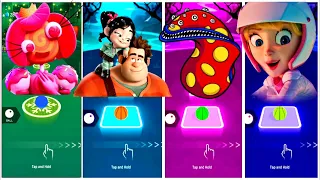 Digital Circus 2 vs Vanellope vs Gloink Queen vs Princess Peach