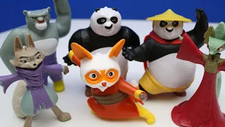 Kung Fu Panda 4 Complete Set 6 Burger King Collectibles