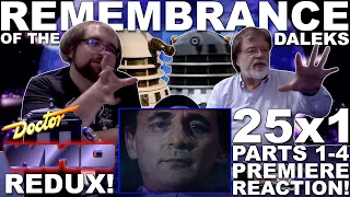 REACTION REDUX! | Doctor Who: Classic 25x1: "Remembrance of The Daleks" Parts 1-4