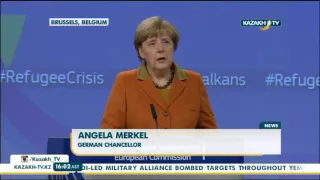 Меркель попросила помощи Турции в решении проблемы с мигрантами - Kazakh TV