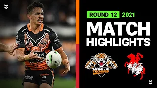 Wests Tigers v Dragons Match Highlights | Round 12, 2021 | Telstra Premiership | NRL