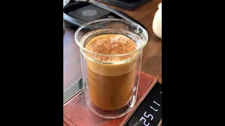 Honey Cinnamon Dirty Chai w/ Oatmilk #chai #dirtychai #coffee