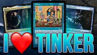 TINKER IS THE BEST THING ABOUT VINTAGE! Bolas's Citadel + Time Vault Key Combo | Magic The Gathering