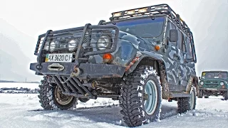 Уаз на зимнем бездорожье [Off-Road 4х4]