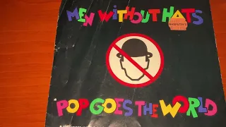 Men Without Hats - “Pop Goes the World” (1987, 45 rpm vinyl single play)