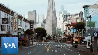 Coronavirus: Drone Footage of San Francisco's Empty Streets