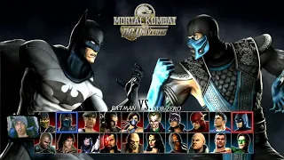 Mortal kombat vs DC Universe Batman vs Sub-Zero