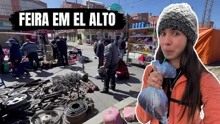 Visitando a MAIOR FEIRA DA AMÉRICA DO SUL | Feria 16 de Julio em El Alto, La Paz | T3 Ep.28